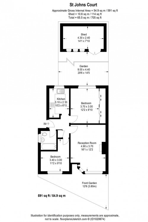 Floorplans For St. Johns Court, Isleworth