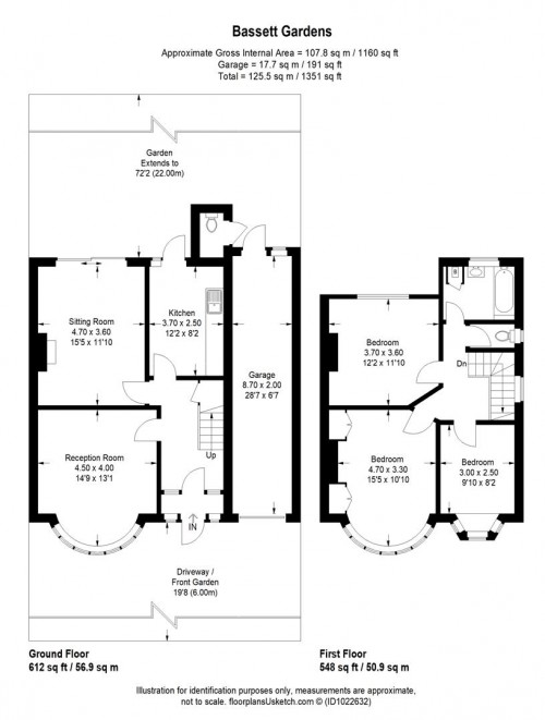 Floorplans For Bassett Gardens, Isleworth