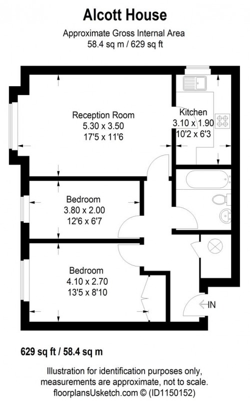 Floorplans For Malting Way, Isleworth