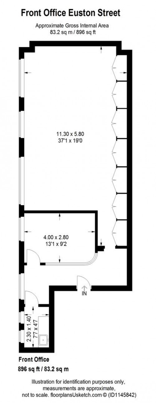 Floorplans For 105-111 Euston Street, London NW1 2EW