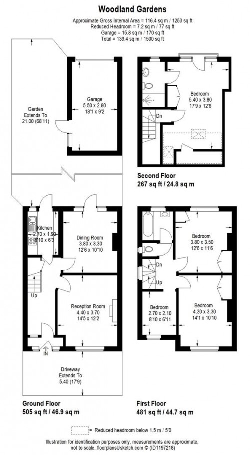 Floorplans For Woodland Gardens, Isleworth