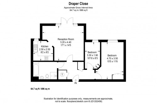 Floorplans For Draper Close, Isleworth
