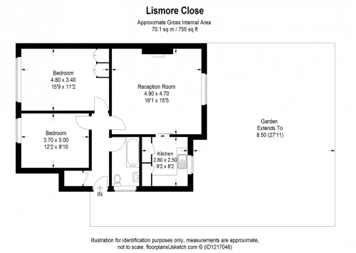 Floorplans For Lismore Close, Isleworth