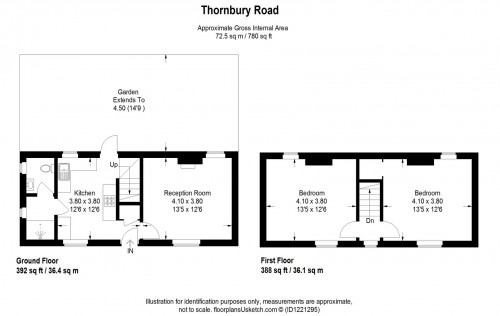 Floorplans For Thornbury Road, Isleworth