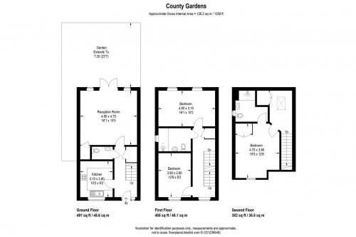 Floorplans For County Gardens, Isleworth