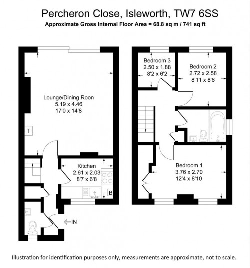 Floorplans For Percheron Close, Isleworth