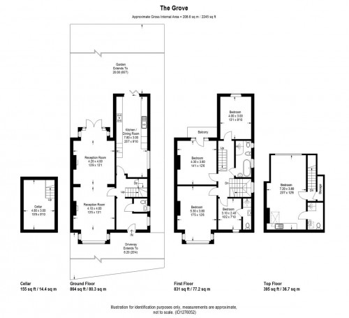 Floorplans For The Grove, Isleworth