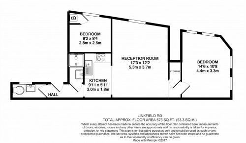 Floorplans For Linkfield Road, Isleworth