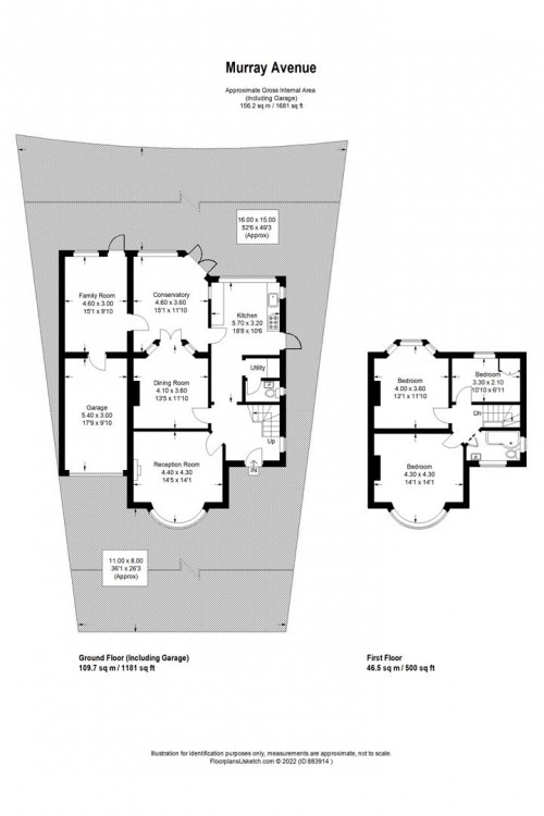 Floorplans For Murray Avenue, Hounslow