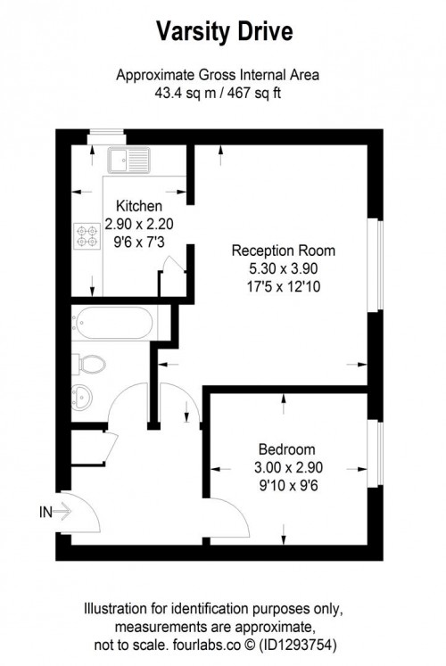 Floorplans For Varsity Drive, Twickenham