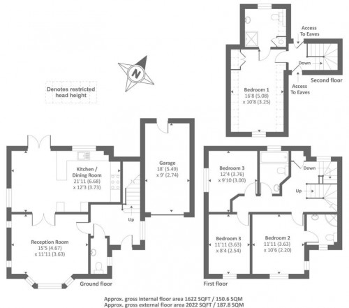 Floorplans For St Agnes Cottages, Halfpenny Lane