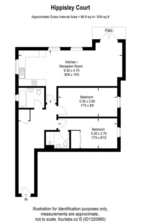 Floorplans For 211 Worton Road, Isleworth